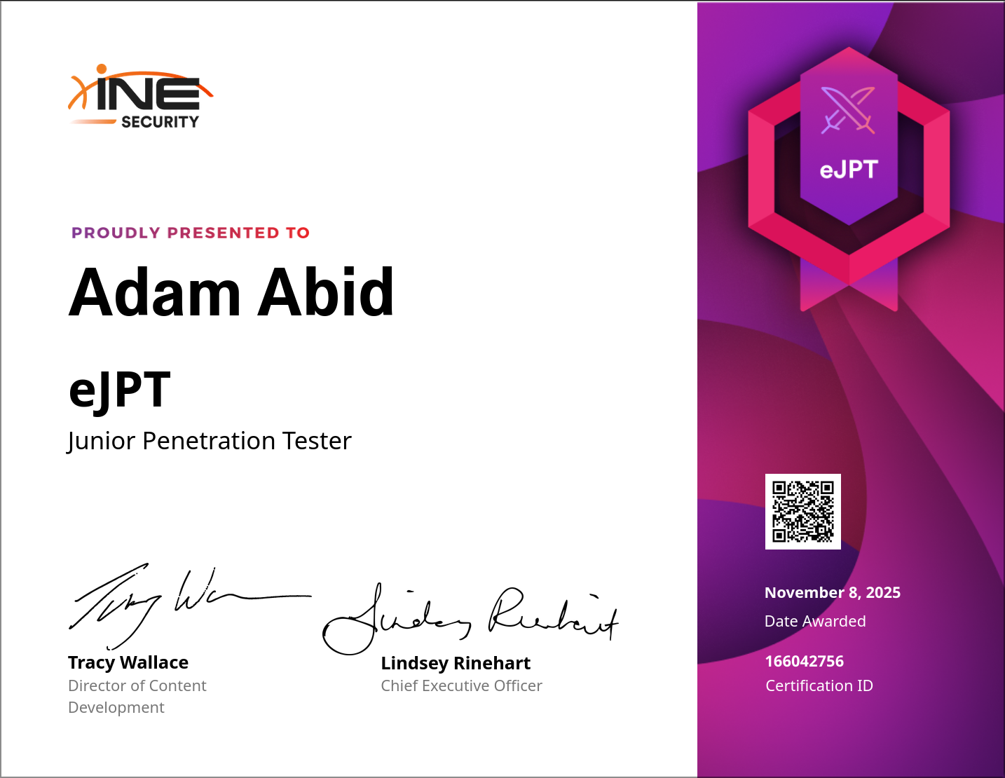 Certification eJPT